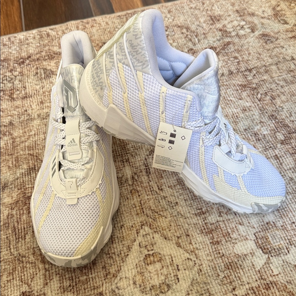 Adidas Dame 7 l Am My Own Fan Basketball Shoes White Cloud Size 11